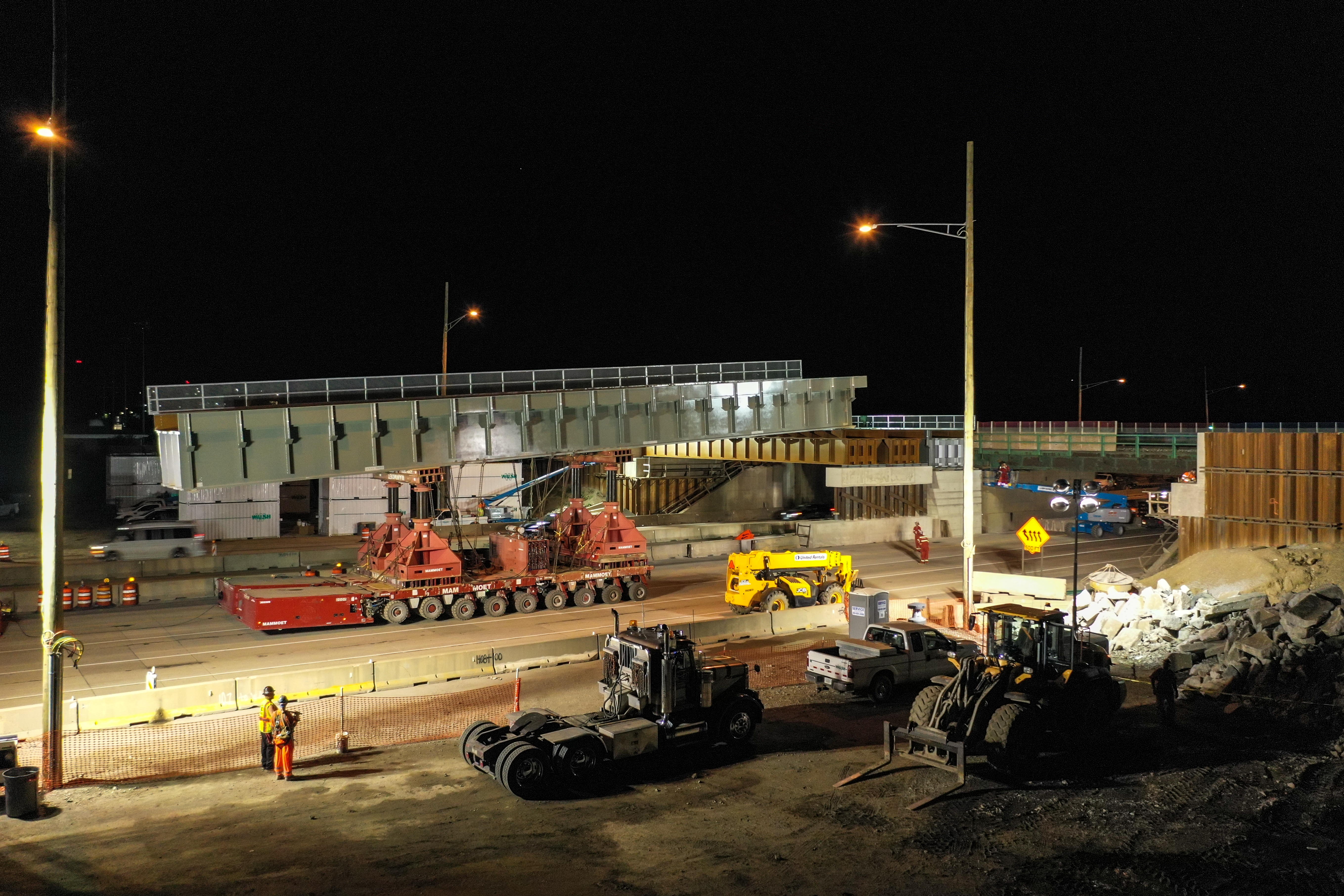 SPMT Bridge Construction Photo