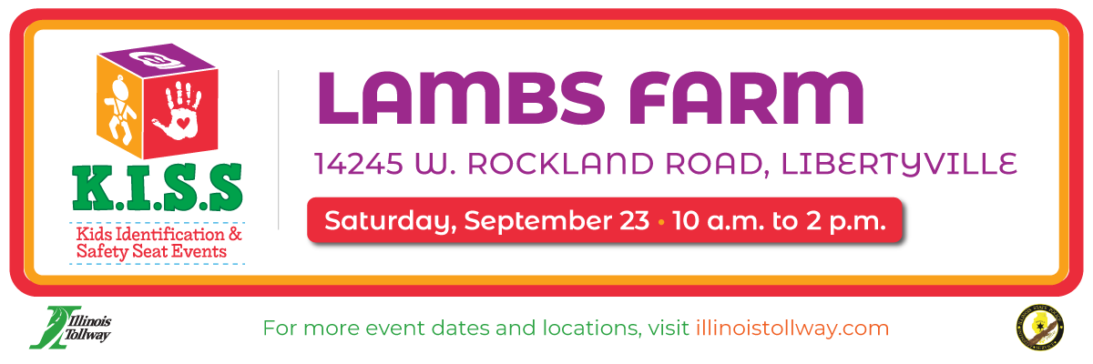 Illinois Tollway and Illinois State Police to Offer Kids Identification and Safety Seat Event September 23 in Libertyville