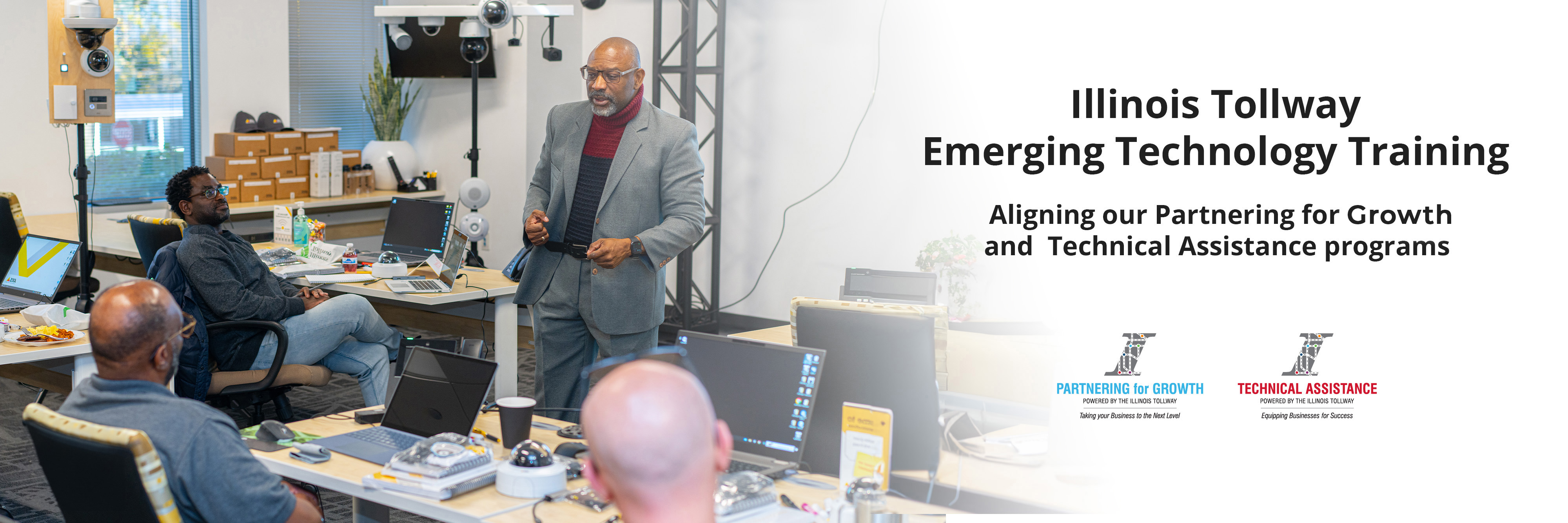 Illinois Tollway partnering with private businesses to train diverse contractor in emerging technologies